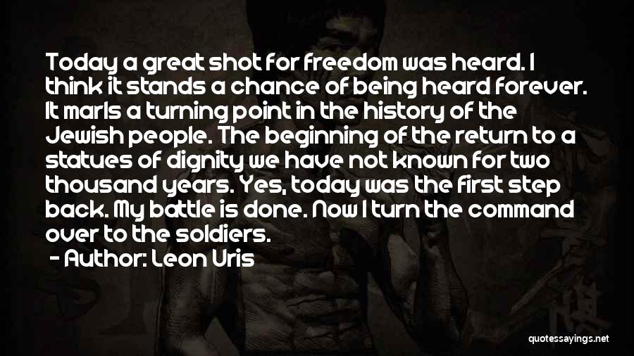 Jewish Resistance Quotes By Leon Uris