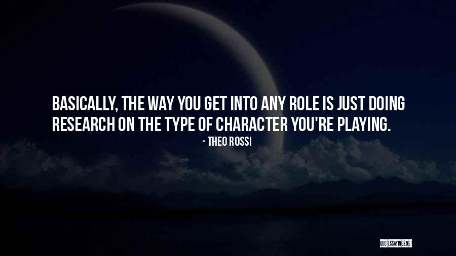 Jiasheng Quotes By Theo Rossi
