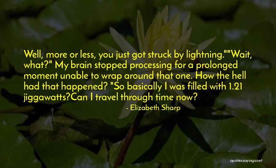 Jiggawatts Quotes By Elizabeth Sharp Jiggawatts Quotes By Elizabeth Sharp