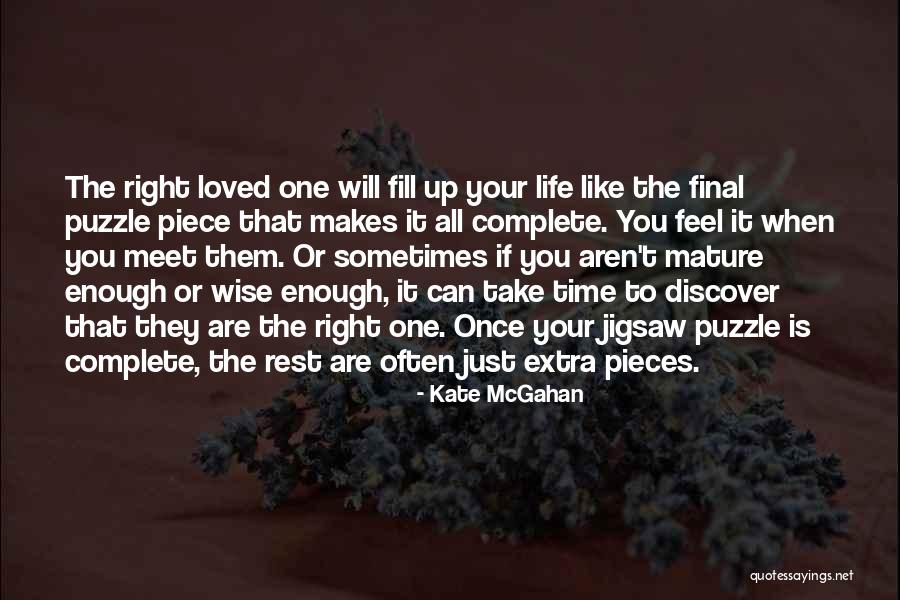 Jigsaw Love Quotes By Kate McGahan Jigsaw Love Quotes By Kate McGahan