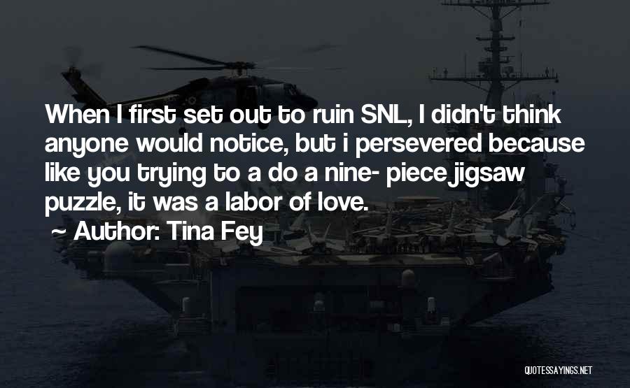 Jigsaw Love Quotes By Tina Fey