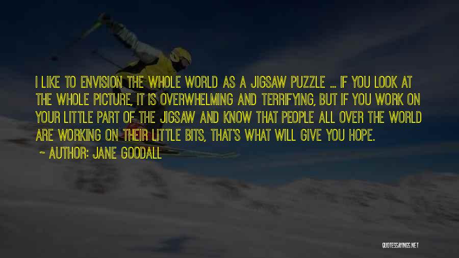 Jigsaw Puzzle Quotes By Jane Goodall