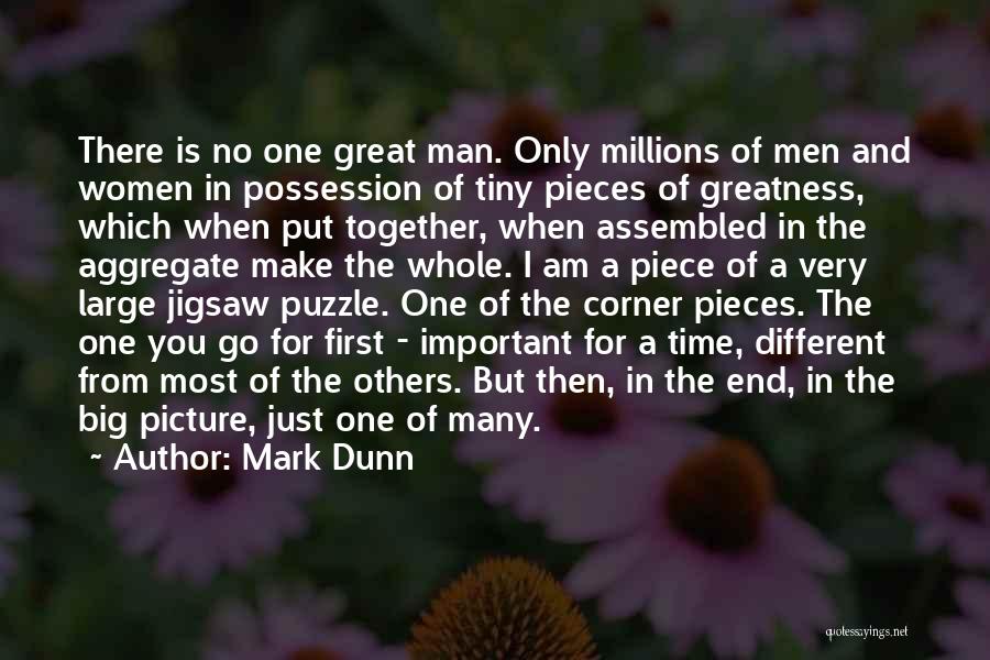 Jigsaw Puzzle Quotes By Mark Dunn