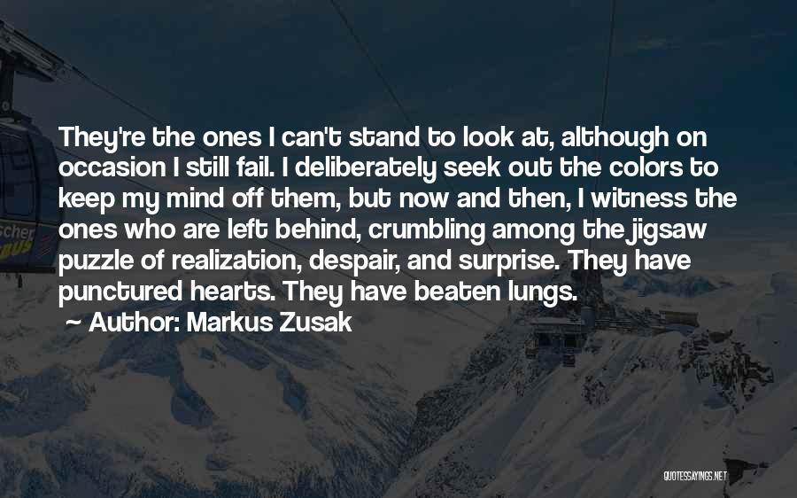 Jigsaw Puzzle Quotes By Markus Zusak