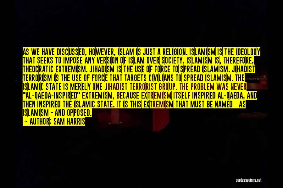 Jihadist Quotes By Sam Harris
