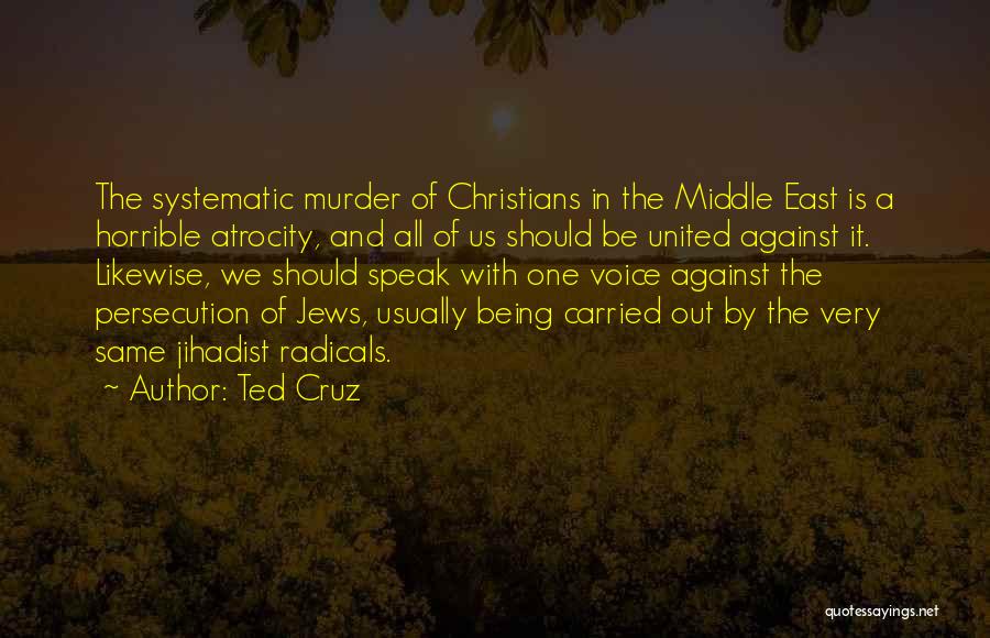 Jihadist Quotes By Ted Cruz
