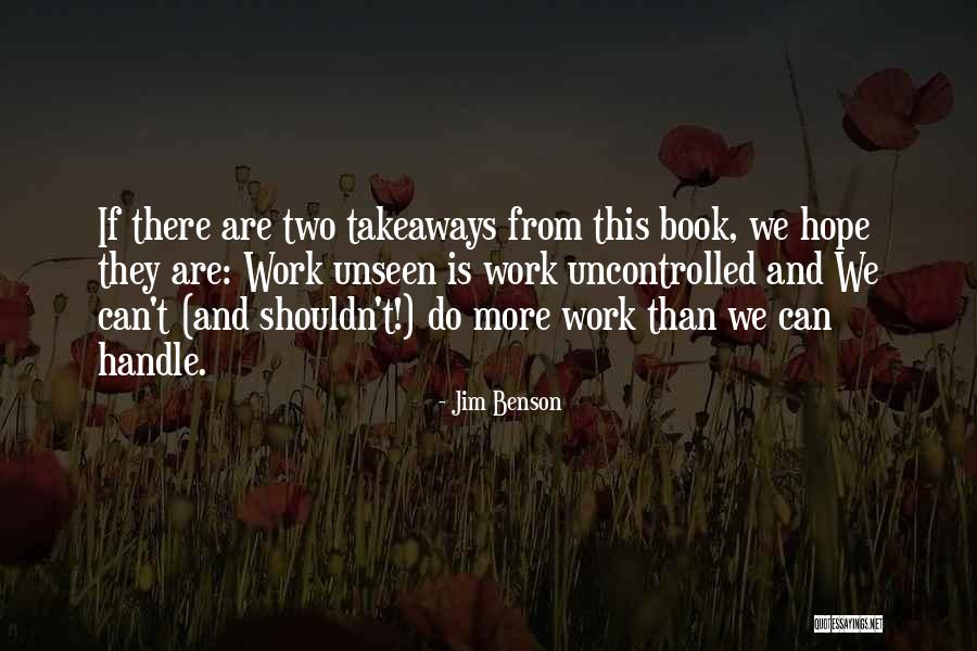 Jim Benson Quotes 1355086 Jim Benson Quotes 1355086