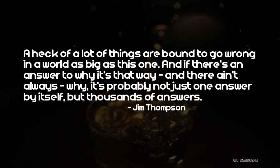 Jim Thompson Quotes 637183