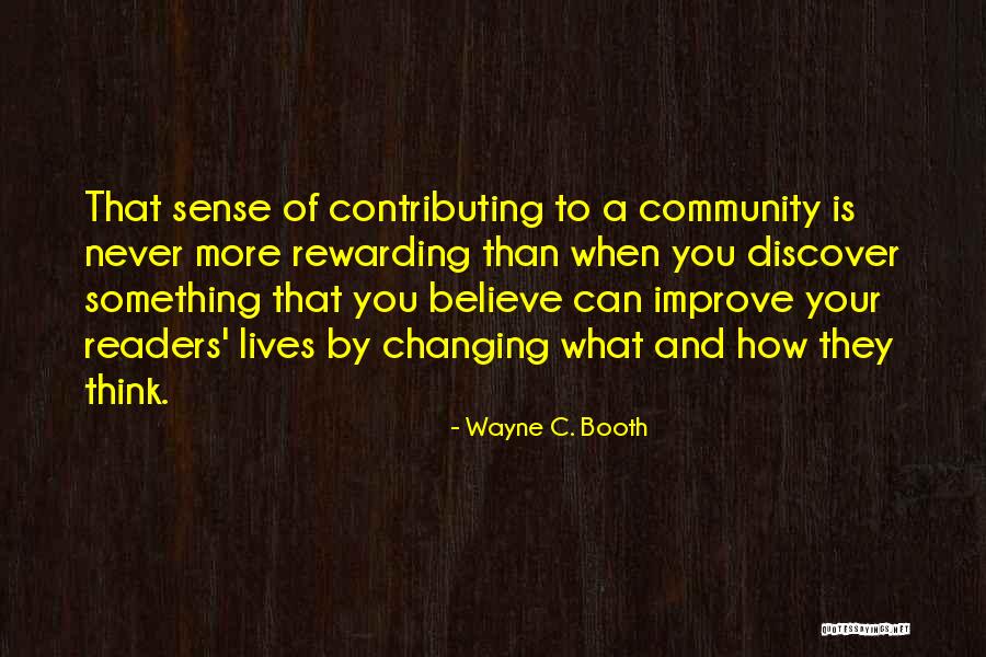 Jindy Jindy Quotes By Wayne C. Booth