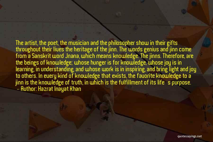 Jinns Quotes By Hazrat Inayat Khan