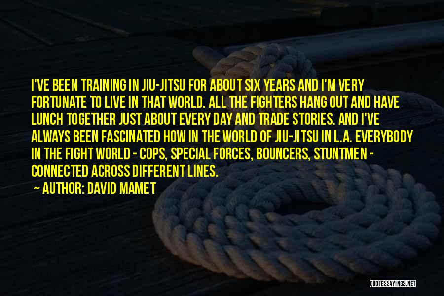 Jiu Jitsu Quotes By David Mamet