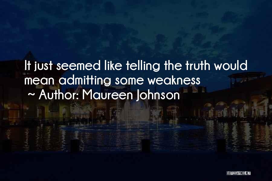 Jiwa Kosong Quotes By Maureen Johnson