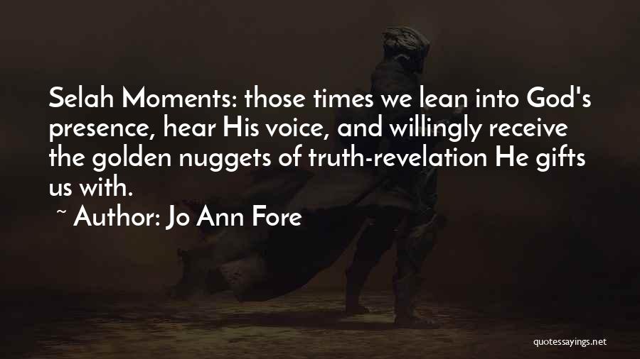 Jo Ann Fore Quotes 1568218