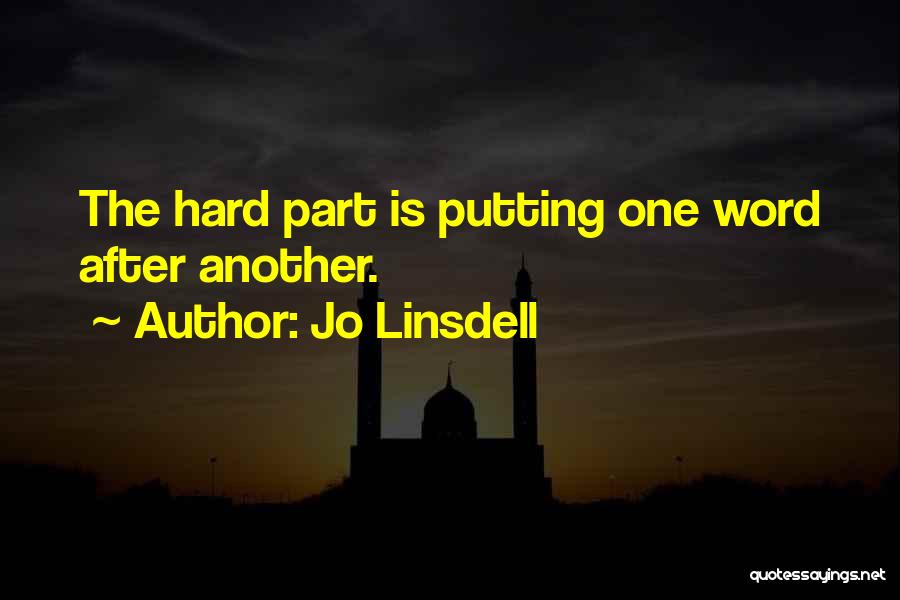 Jo Linsdell Quotes 614275