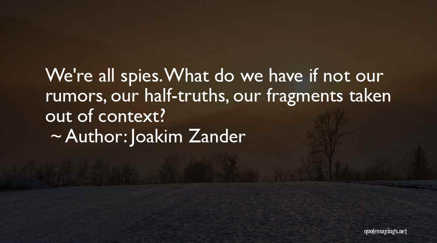 Joakim Zander Quotes 1586128