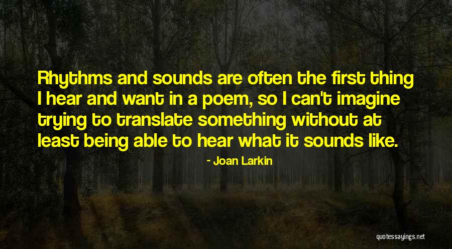 Joan Larkin Quotes 332012