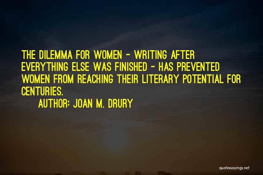 Joan M. Drury Quotes 120256