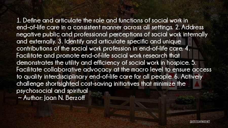 Joan N. Berzoff Quotes 317999