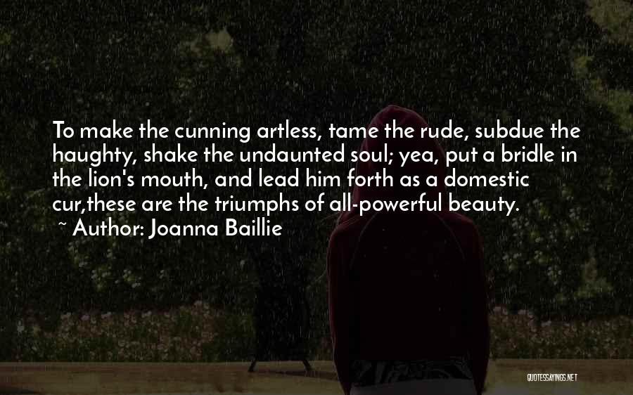 Joanna Baillie Quotes 158350