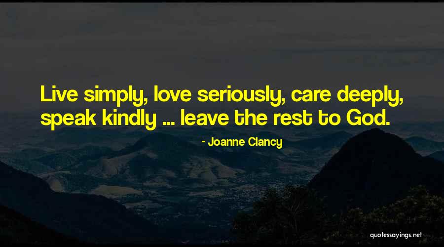 Joanne Clancy Quotes 300918