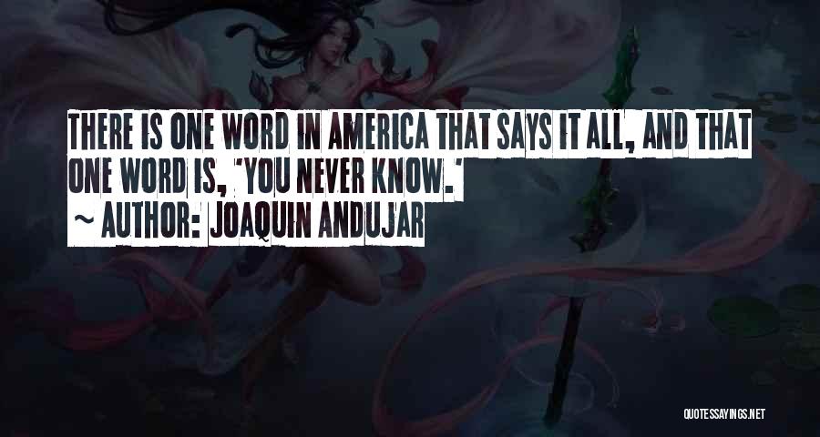 Joaquin Andujar Quotes 354140