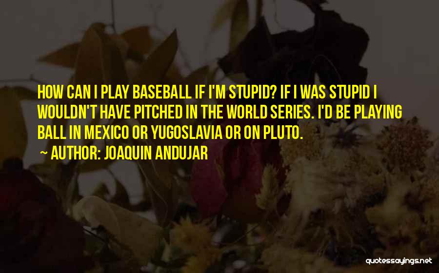 Joaquin Andujar Quotes 878179