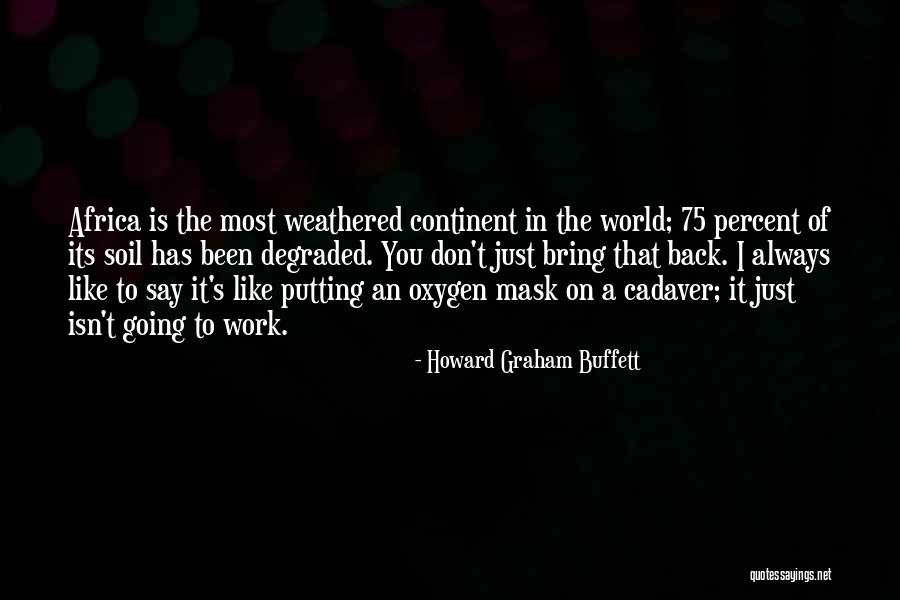 Joarder Quotes By Howard Graham Buffett