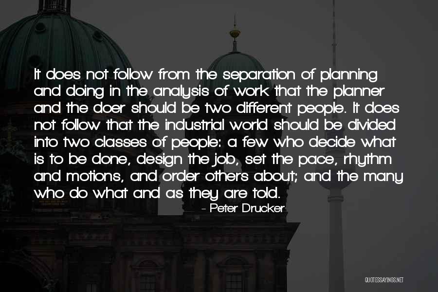 Job Analysis Quotes By Peter Drucker Job Analysis Quotes By Peter Drucker