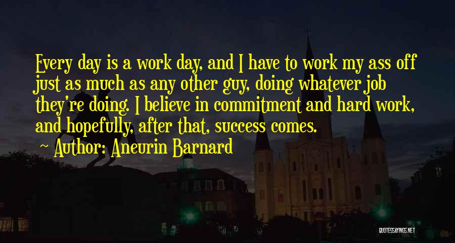 Job And Success Quotes By Aneurin Barnard