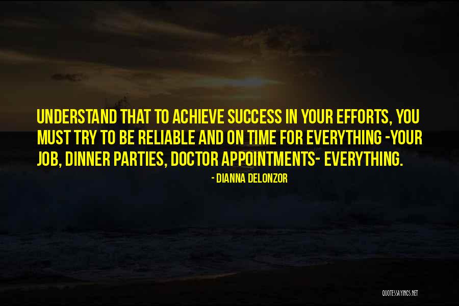 Job And Success Quotes By Dianna DeLonzor