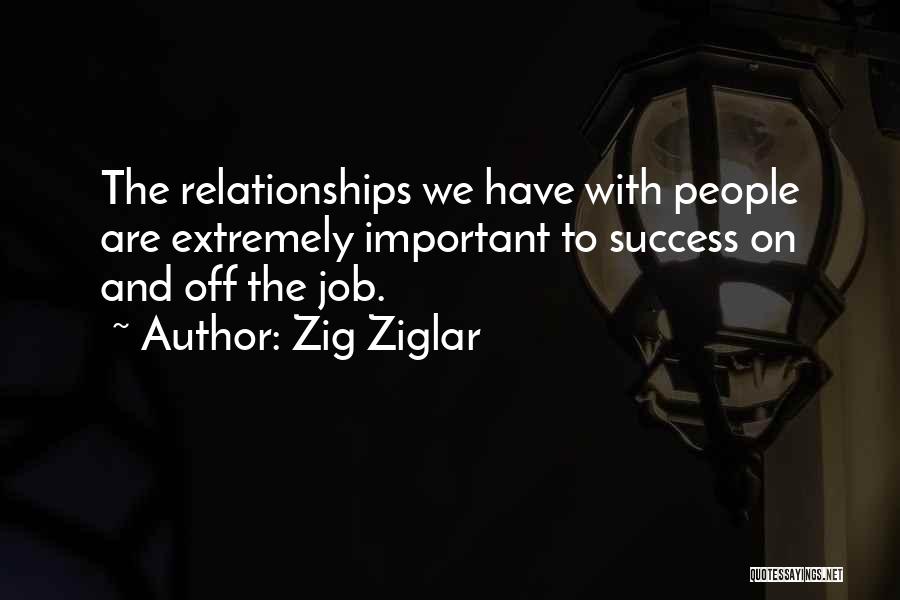 Job And Success Quotes By Zig Ziglar