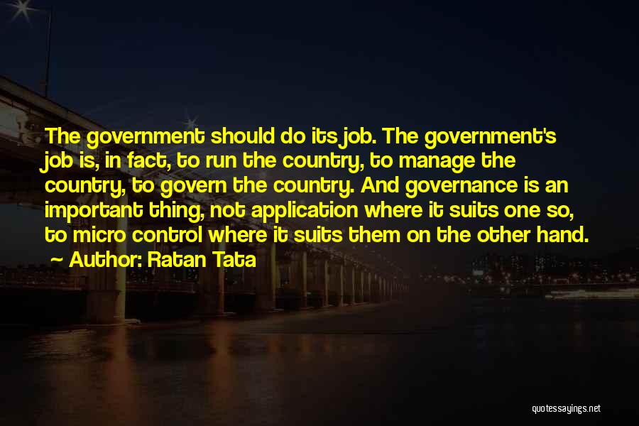 Job Application Quotes By Ratan Tata