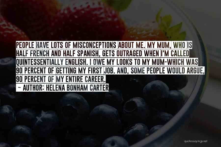 Job Career Quotes By Helena Bonham Carter