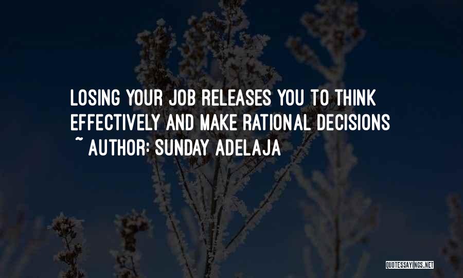 Job Evaluation Quotes By Sunday Adelaja