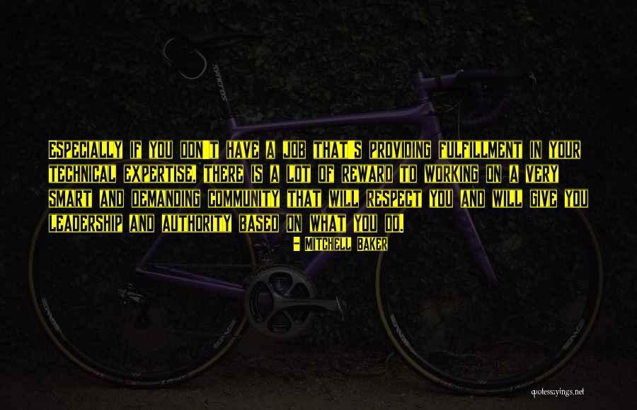 Job Fulfillment Quotes By Mitchell Baker Job Fulfillment Quotes By Mitchell Baker
