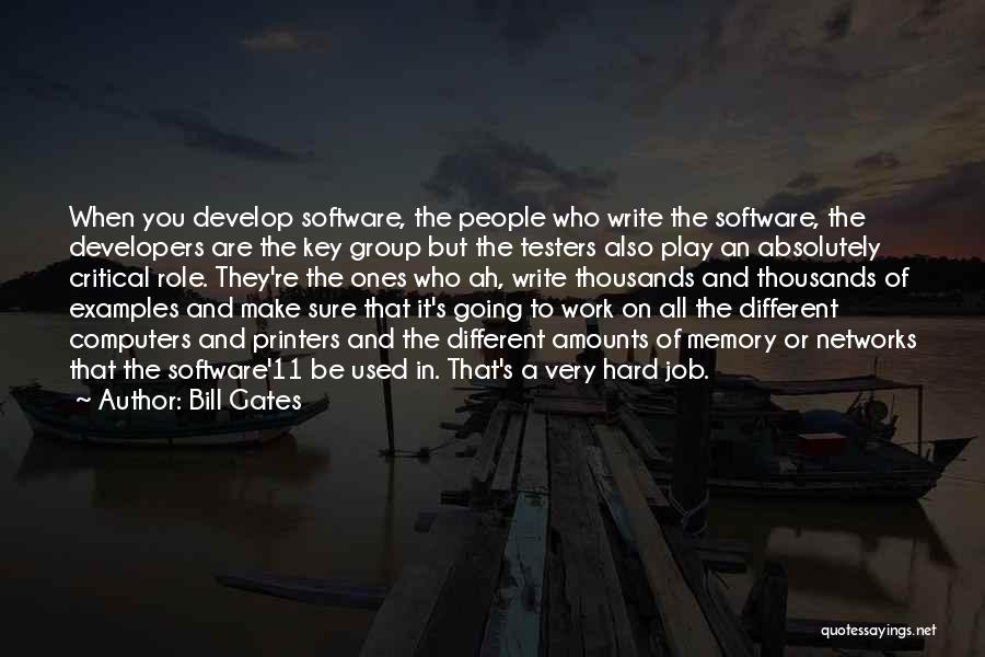 Job Hard Work Quotes By Bill Gates