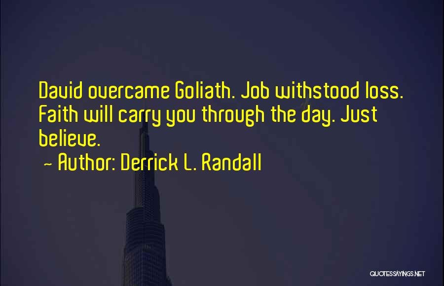 Job Loss Quotes By Derrick L. Randall