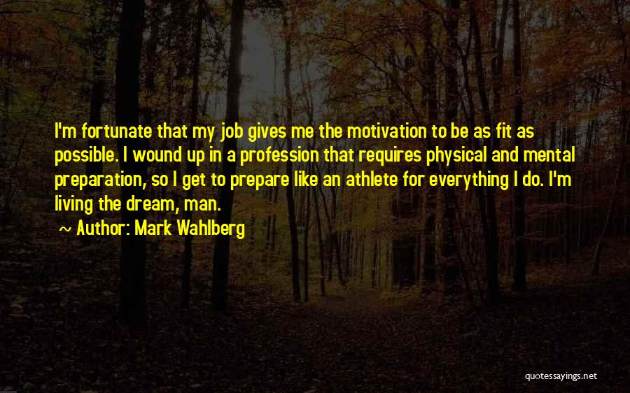 Job Motivation Quotes By Mark Wahlberg