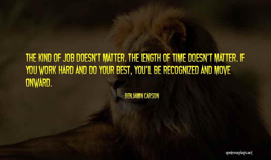 Job Move Quotes By Benjamin Carson Job Move Quotes By Benjamin Carson