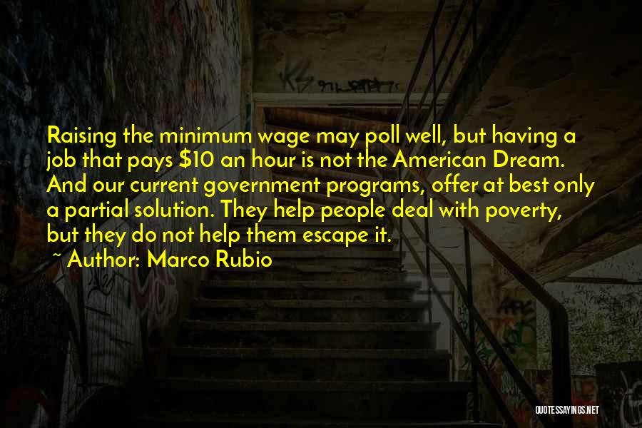 Job Offer Quotes By Marco Rubio