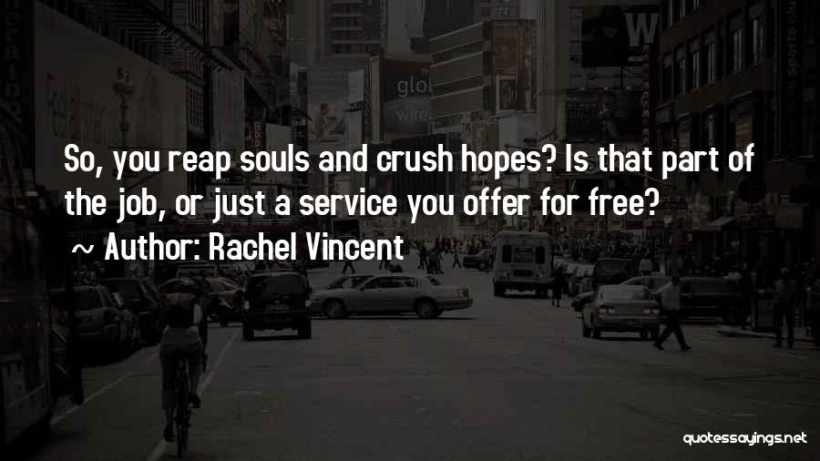 Job Offer Quotes By Rachel Vincent