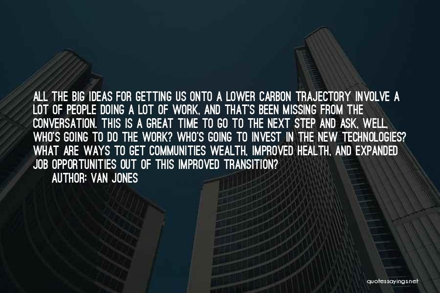 Job Opportunities Quotes By Van Jones