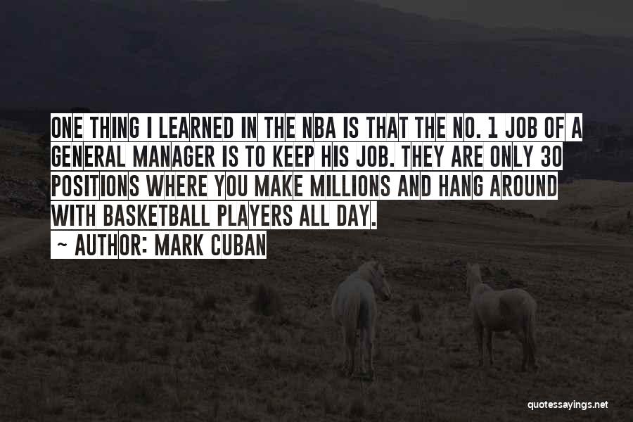 Job Positions Quotes By Mark Cuban