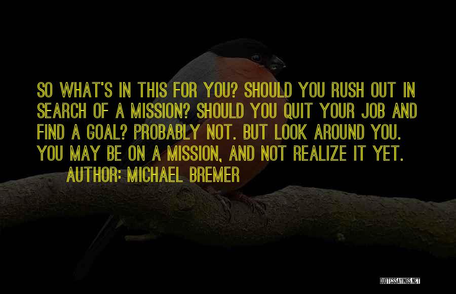 Job Search Quotes By Michael Bremer