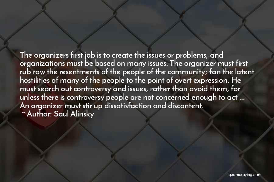 Job Search Quotes By Saul Alinsky