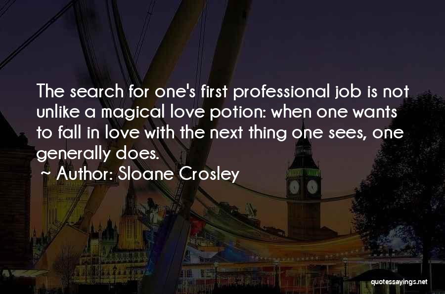 Job Search Quotes By Sloane Crosley