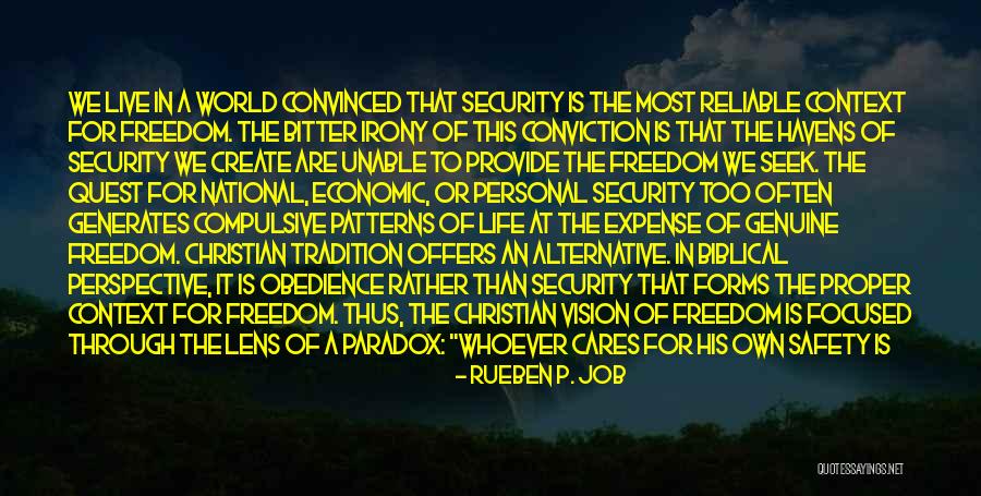 Job Security Quotes By Rueben P. Job Job Security Quotes By Rueben P. Job