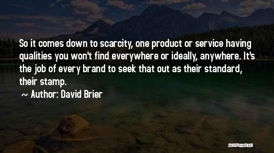 Job Seek Quotes By David Brier