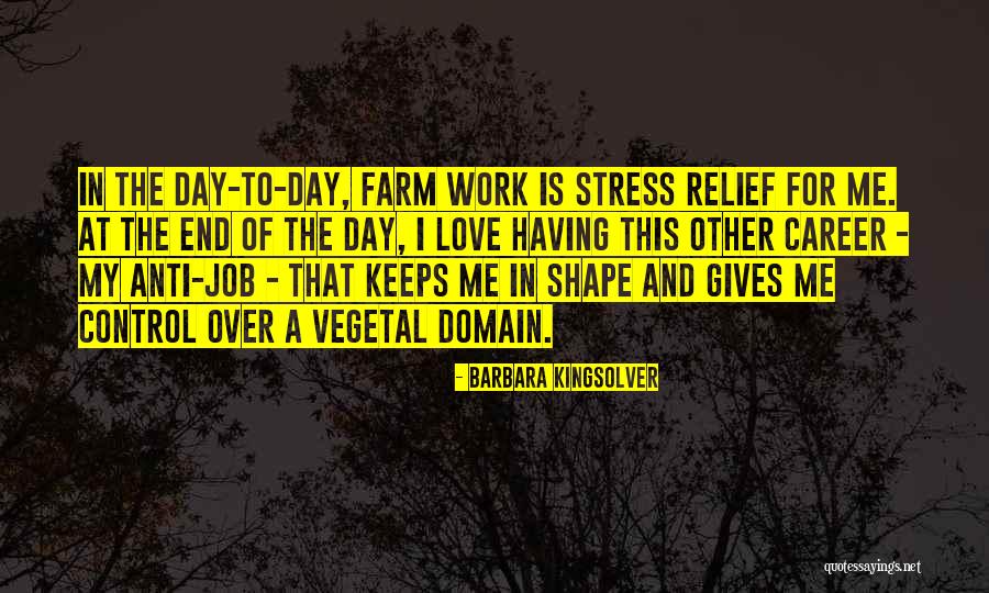 Job Stress Quotes By Barbara Kingsolver