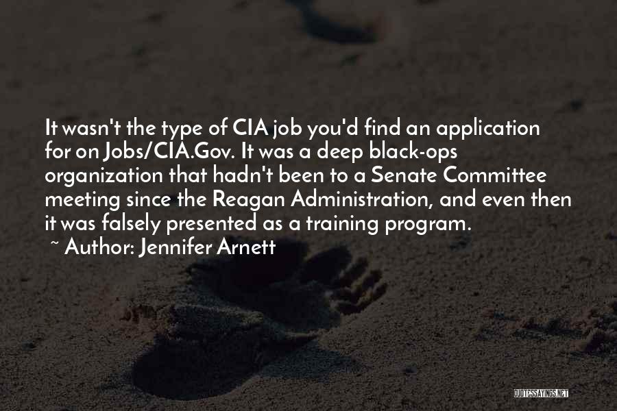 Job Training Quotes By Jennifer Arnett